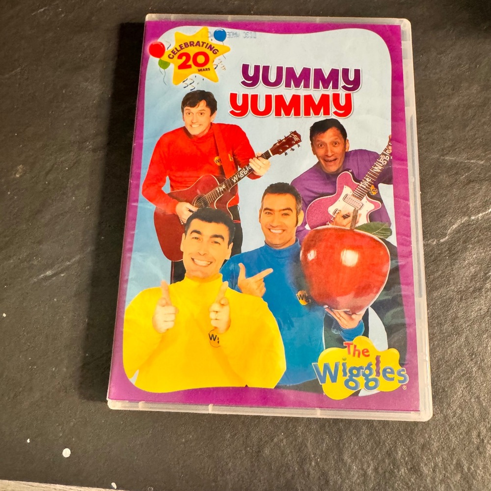 VTG Y2K 90s The Wiggles‎ Yummy Yummy VHS Video Cassette Tape Kids Music Fu